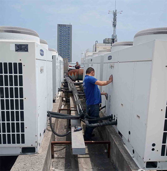 彭山中央空调制热和不制冷系统维修方法